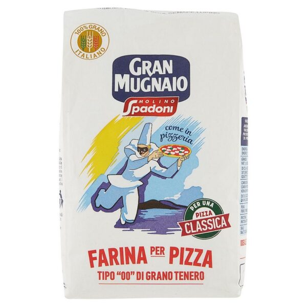 Molino Spadoni Gran Mugnaio Farina per pizza di grano tenero tipo "00" 1000g