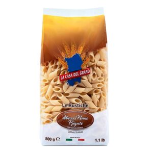 La casa del grano Mezze penne rigate trafilate al bronzo 500 g