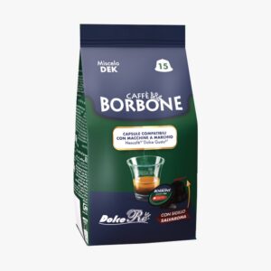 Caffè Borbone DolceRe Miscela Dek 15 Capsule compatibili Dolce Gusto