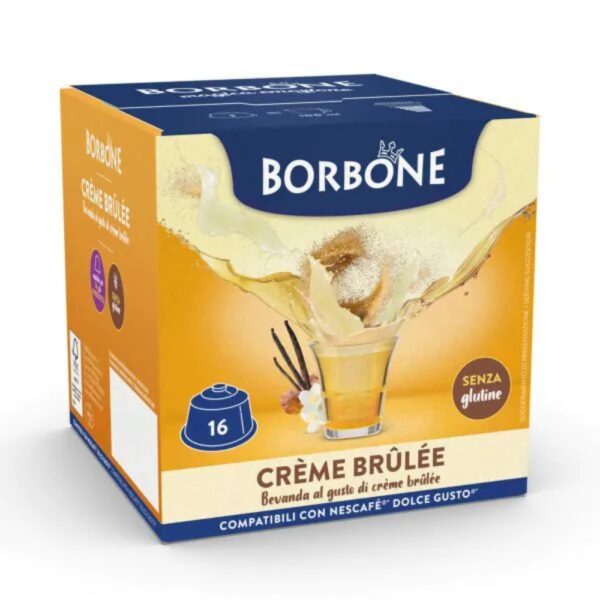 Borbone Creme Brulée 16 Capsule compatibili Dolce Gusto