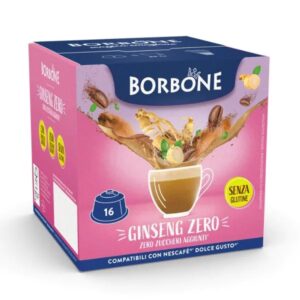 Borbone Ginseng Zero 16 Capsule compatibili Dolce Gusto