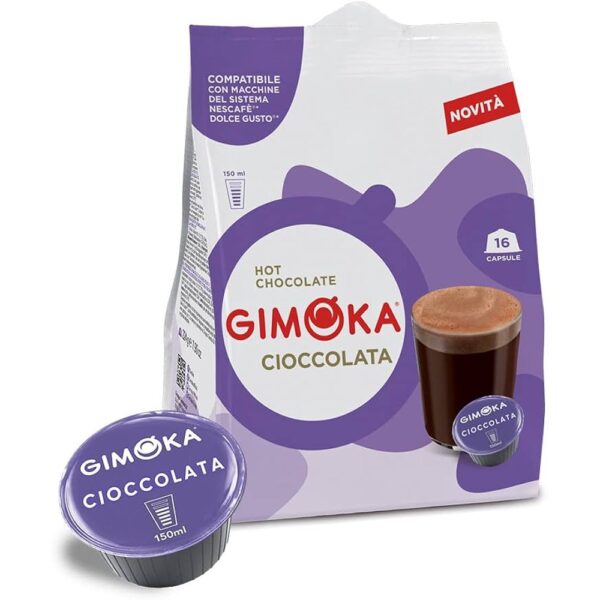 Gimoka Cioccolata 16 Capsule compatibili Dolce Gusto