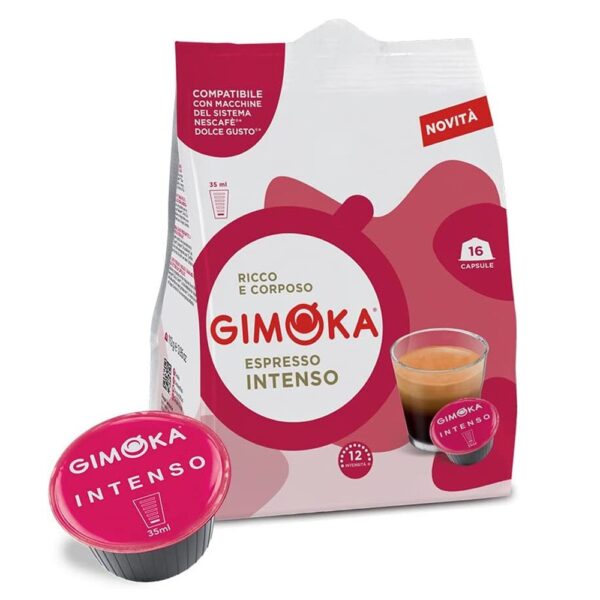 Gimoka Espresso Intenso 16 Capsule compatibili Dolce Gusto