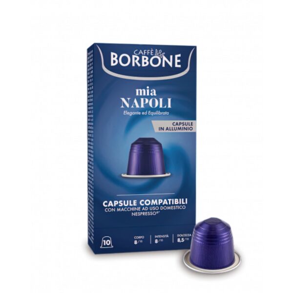 Borbone Mia Napoli 10 Capsule compatibili Nespresso