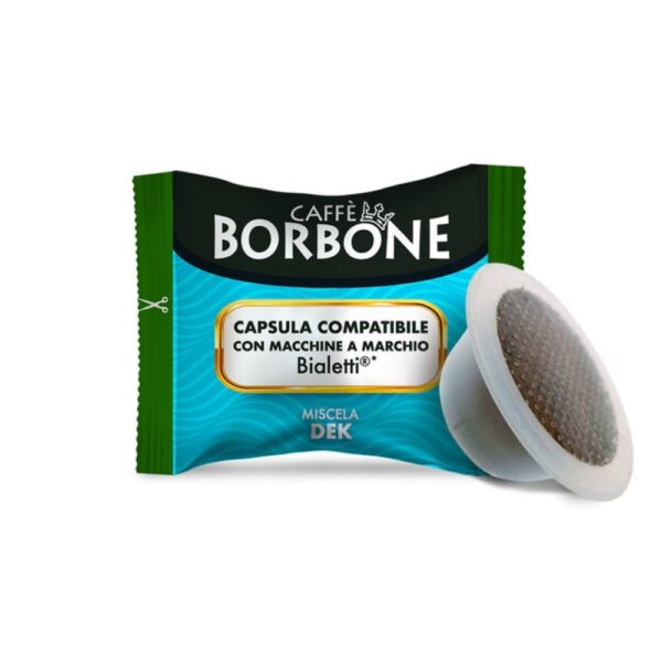 Borbone 100 Capsule compatibili Bialetti Miscela DEK