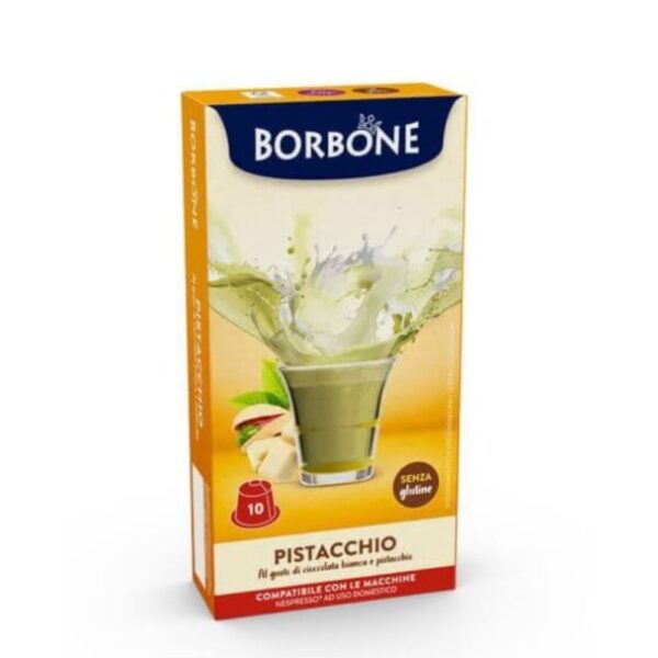 Borbone Pistacchio 10 Capsule compatibili Nespresso