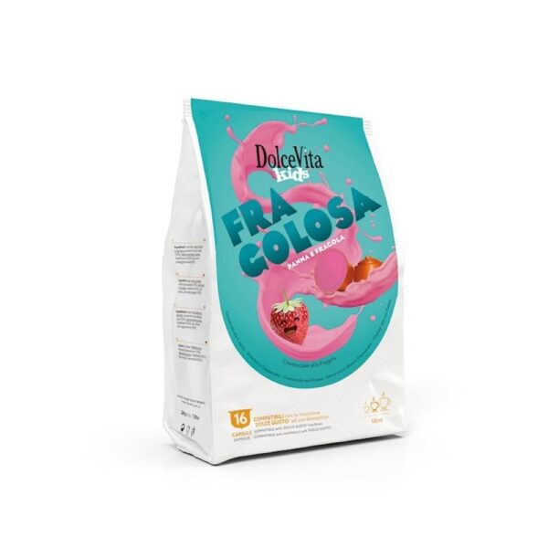 DolceVita Kids Fragolosa 16 Capsule compatibili Dolce Gusto