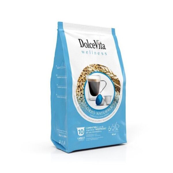 DolceVita Wellness Orzo Naturale 10 Capsule compatibili Nespresso