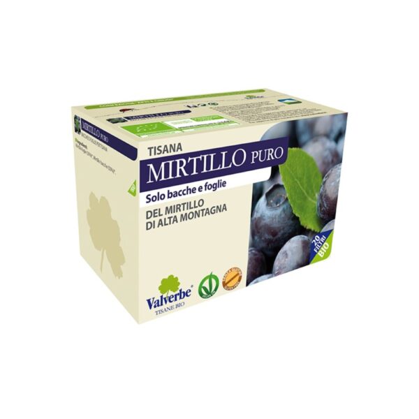 OFFERTA 2 Confezioni Valverbe 20 Filtri Bio Mirtillo Puro