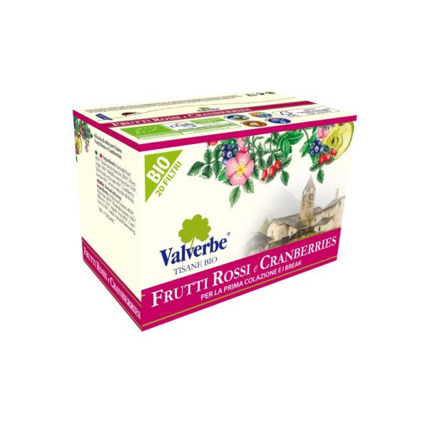 Valverbe 20 Filtri Bio Frutti Rossi e Cranberries