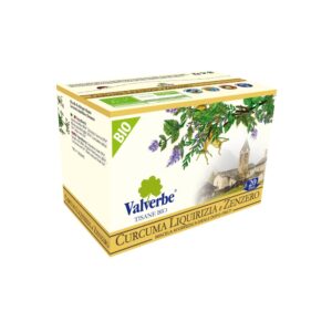 Valverbe 20 Filtri Bio Curcuma Liquirizia e Zenzero