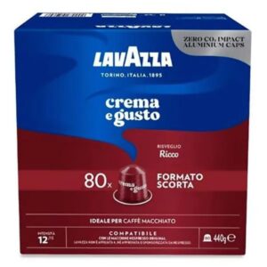 Lavazza Crema e Gusto Risveglio Ricco 80 Capsule compatibili Nespresso