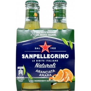 San Pellegrino Aranciata Amara 20 cl – Confezione da 24 Bottiglie
