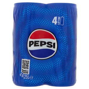 Pepsi Cola 25 cl – Confezione da 4 Lattine x 6