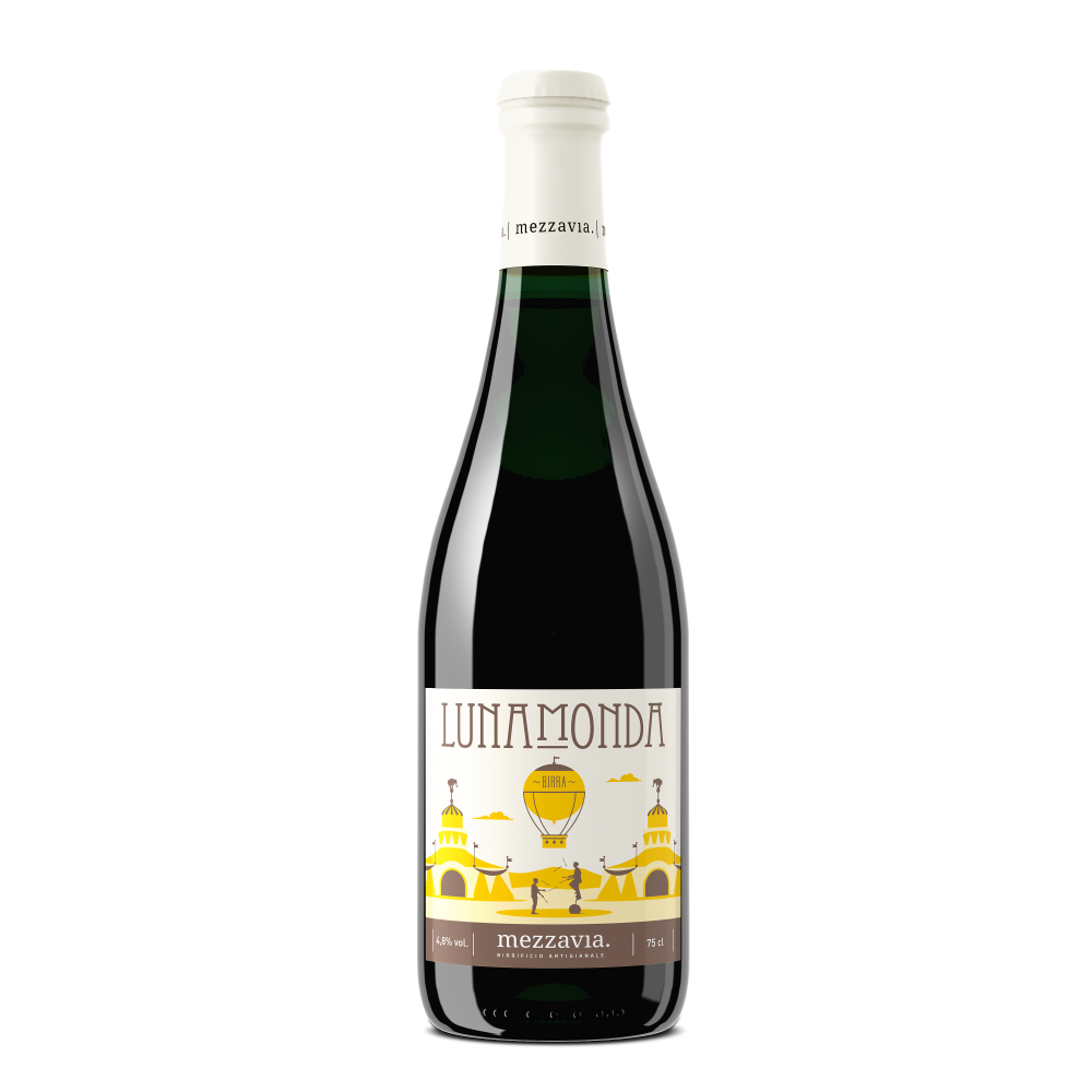Lunamonda Blanche Mezzavia – Birra Artigianale Sarda – Bottiglia 75 cl