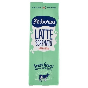 Arborea Latte Scremato UHT Senza Grassi 1 L – Box da 10 Confezioni